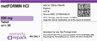 metFORMIN HCl 500mg 70518 1766 00